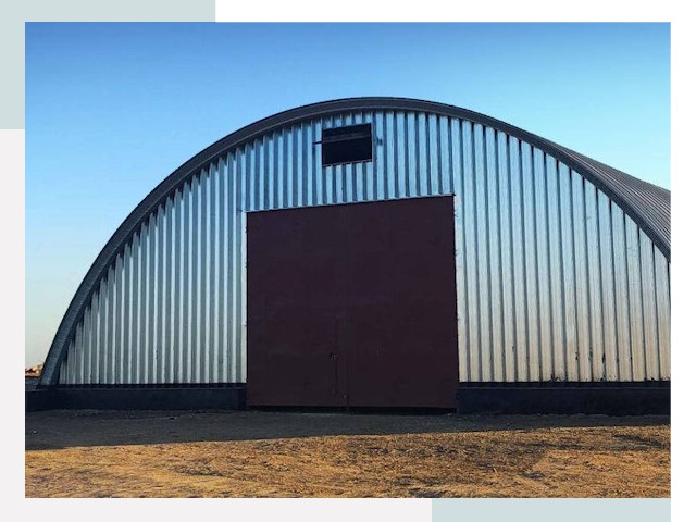 Арочные ангары в Большом Камне