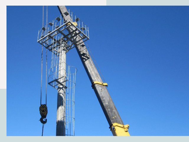 Монтаж осветительных мачт в Большой Камень от 608 руб.