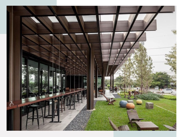 Летние веранды для кафе в Большом Камне