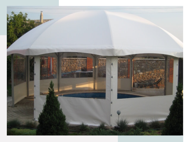 Тентовые павильоны в Большом Камне