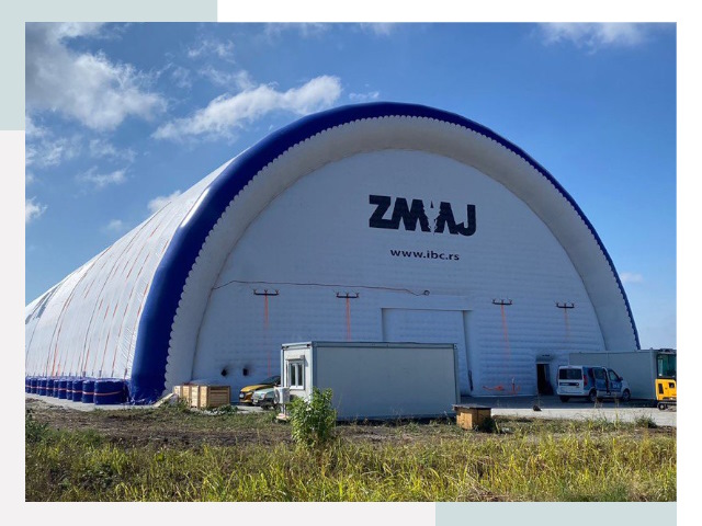 Брендирование ангаров в Большом Камне