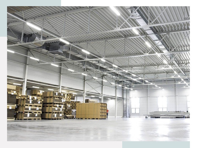 Освещение ангаров в Большом Камне