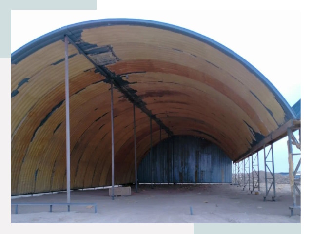 Реконструкция ангаров в Большом Камне