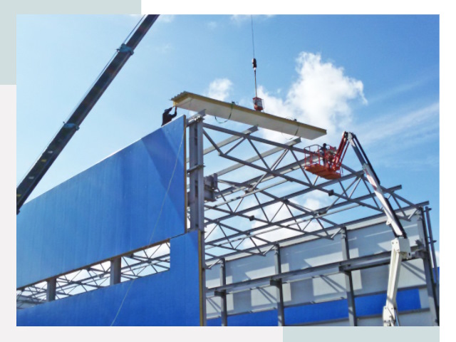 Монтаж сэндвич-панелей в Большом Камне