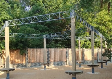 Терраса из металлоконструкций под ключ, проектирование, изготовление и монтаж от СтальСтрой-Бль